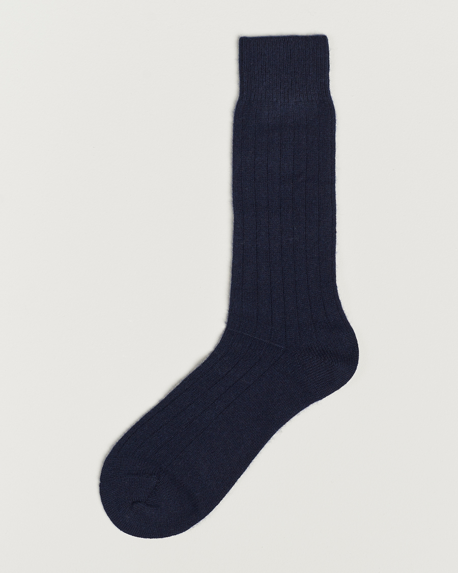 Hombres | Ropa interior y calcetines | Pantherella | Waddington Cashmere Sock Navy