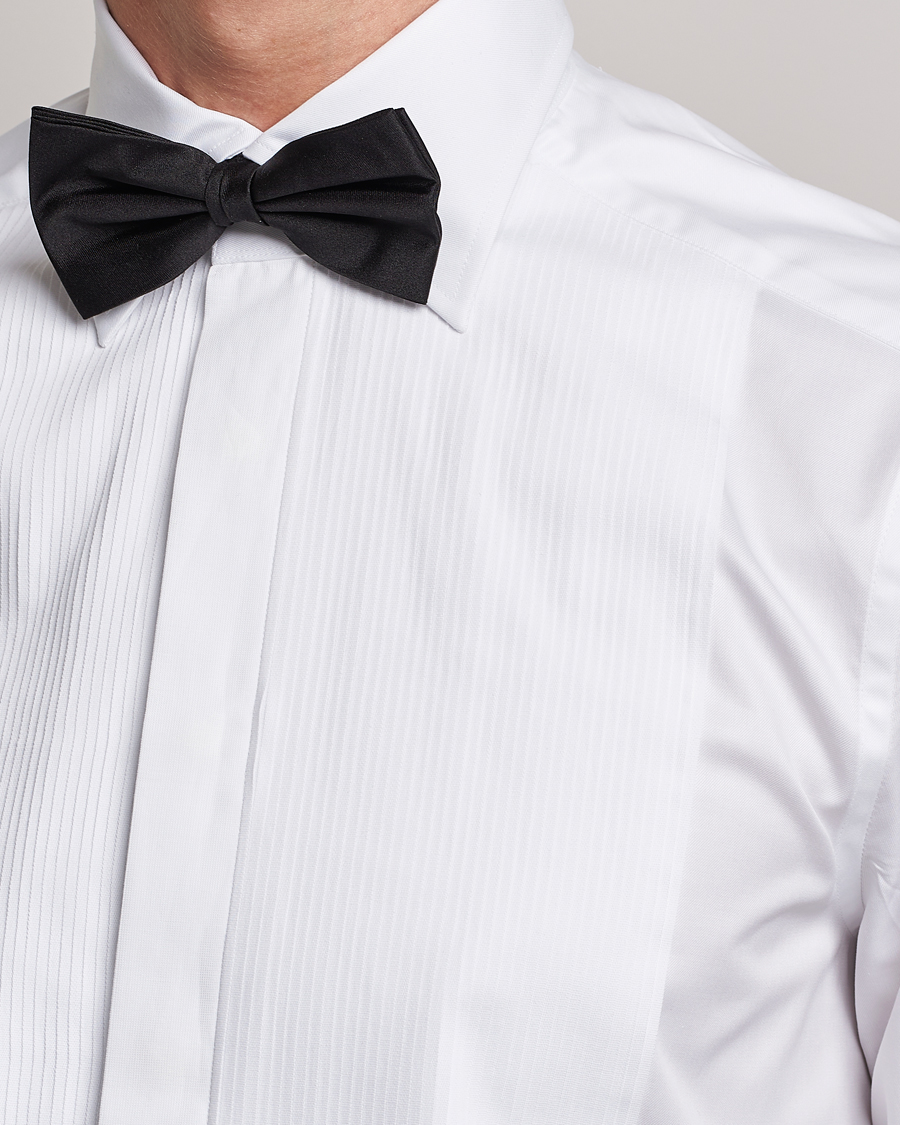 Hombres | Camisas | Stenströms | Slimline Smoking Shirt White
