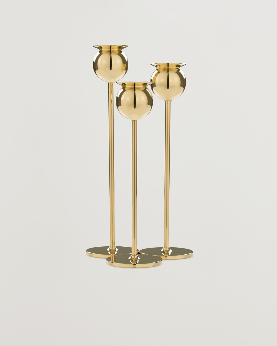 Hombres | Decoración | Skultuna | The Tulip Candlestick Brass Set of Three