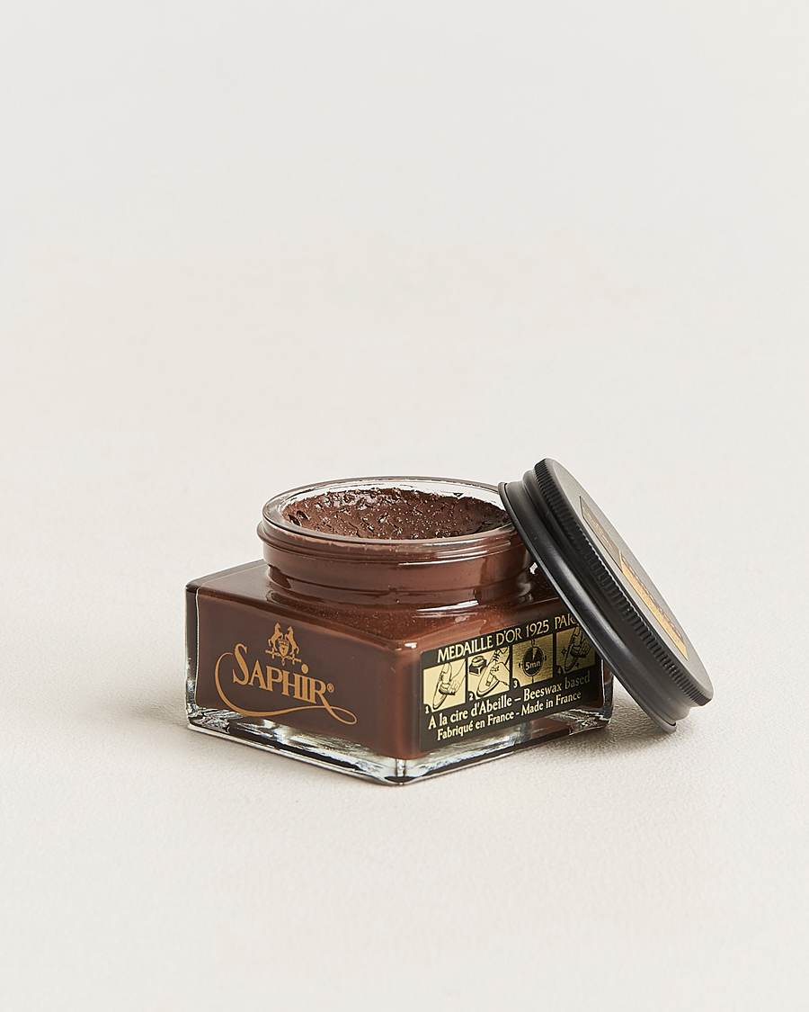 Hombres | Cuidado del calzado | Saphir Medaille d'Or | Creme Pommadier 1925 75 ml Medium Brown