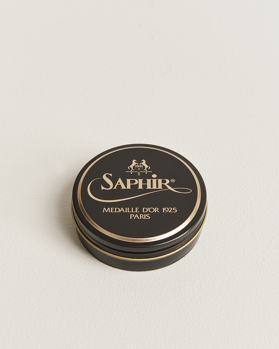 Hombres | Cuidado del calzado | Saphir Medaille d'Or | Pate De Lux 50 ml Black