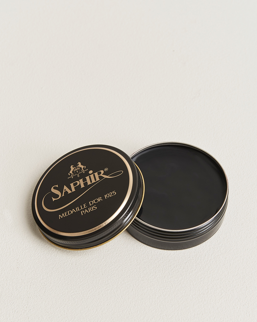 Hombres | Cuidado del calzado | Saphir Medaille d'Or | Pate De Lux 50 ml Black