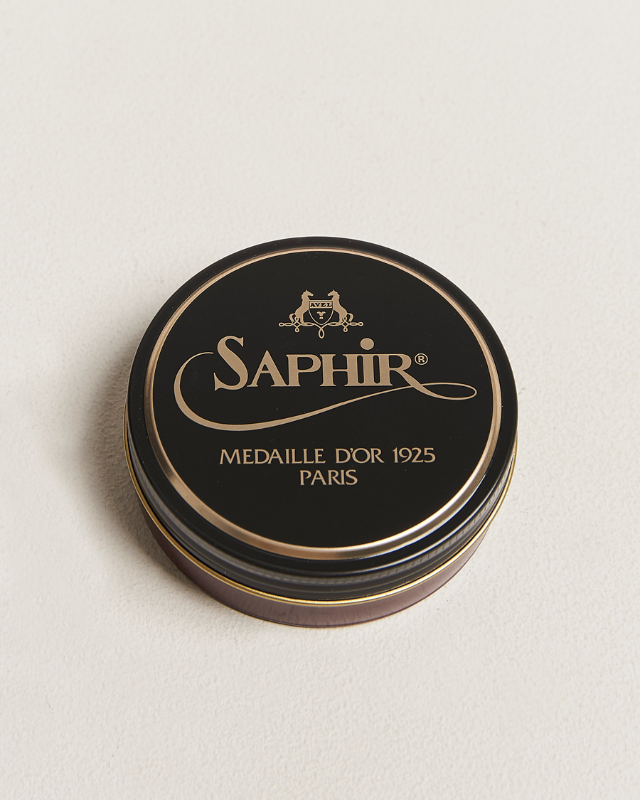 Hombres | Cuidado del calzado | Saphir Medaille d'Or | Pate De Lux 50 ml Mahogany