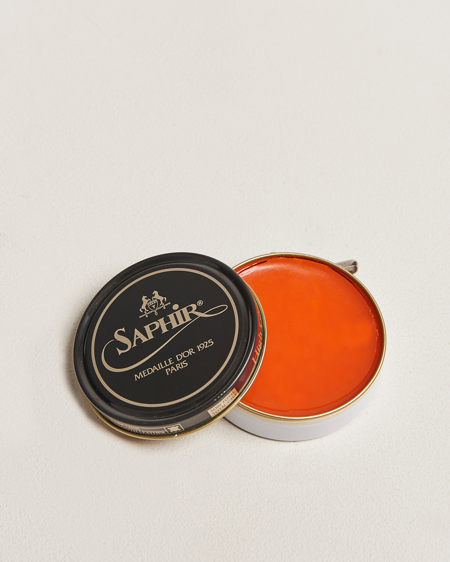 Men | Shoe Care Products | Saphir Medaille d\'Or | Pate De Lux 50 ml Cognac