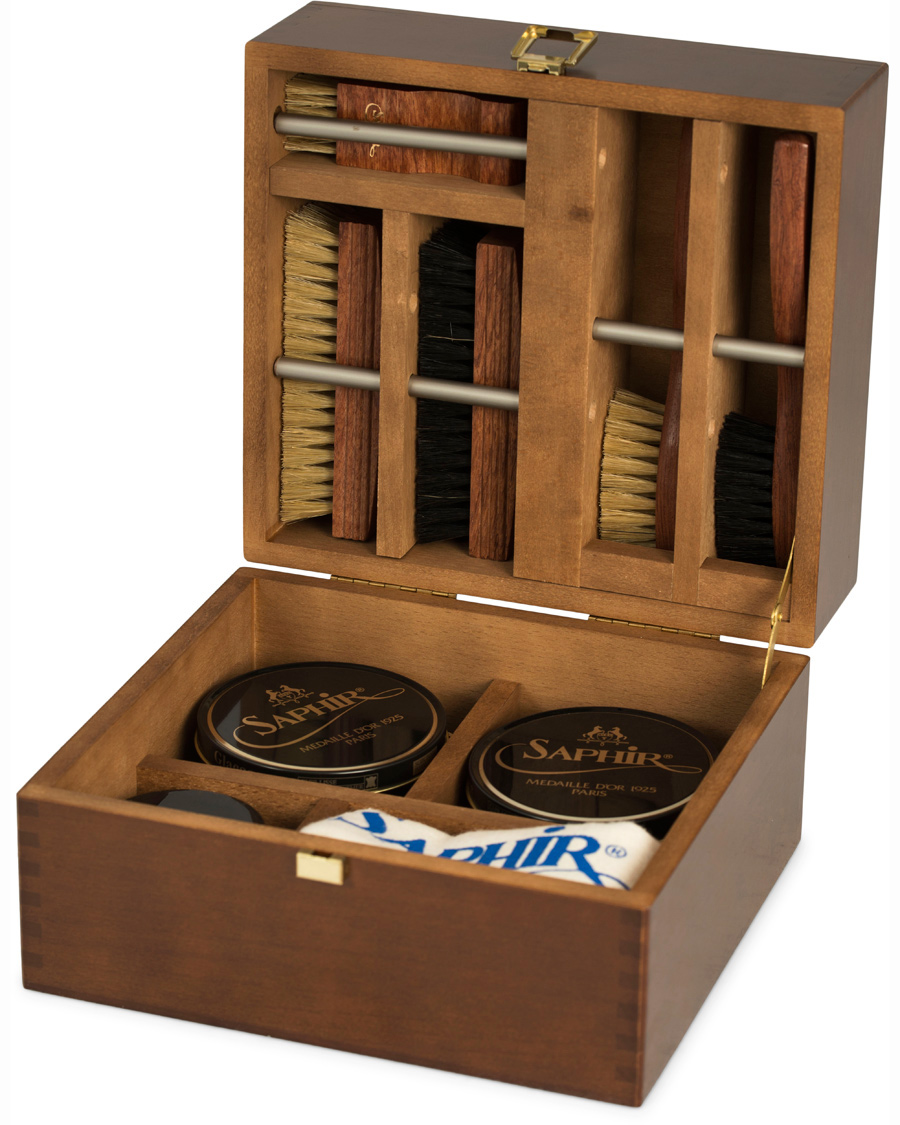 Hombres | Saphir Medaille d'Or Shoemakers Shoe Polish Box Wood | Saphir Medaille d'Or | Shoemakers Shoe Polish Box Wood