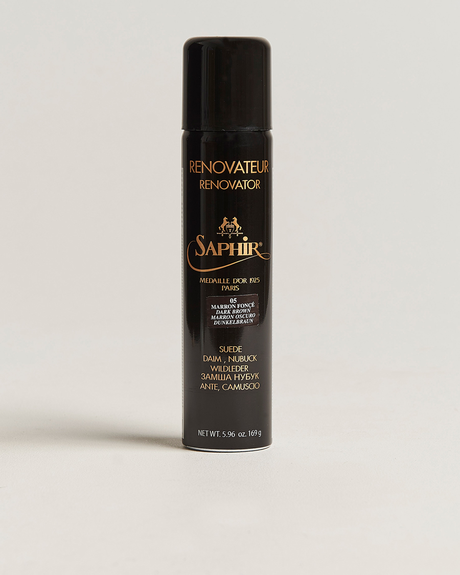 Hombres | Cuidado del calzado | Saphir Medaille d'Or | Renovateur Suede 250 ml Spray Dark Brown