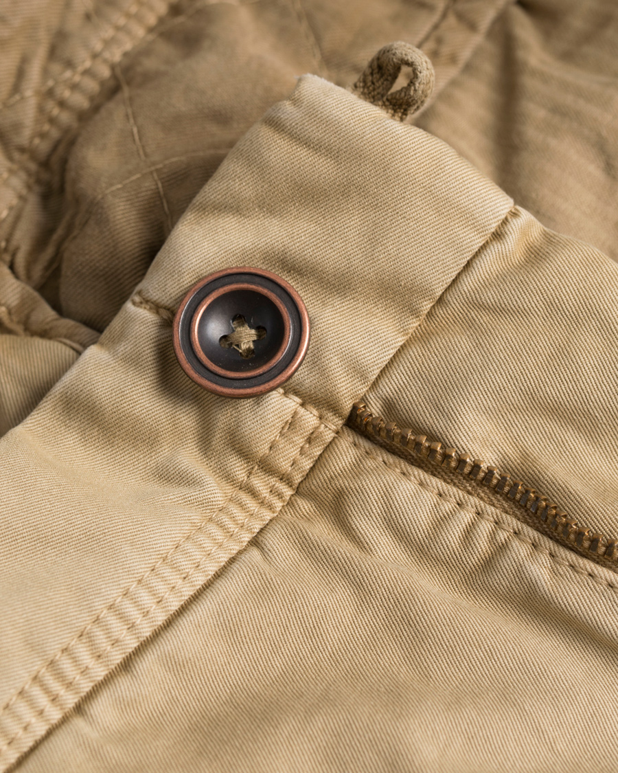 Hombres | Pantalones | Incotex | Slim Fit Stretch Slacks Khaki