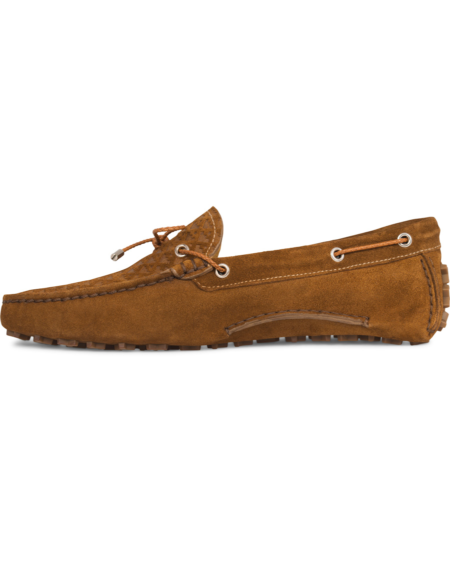 Hombres | Bally Weilon Car Shoe Tobacco Suede | Bally | Weilon Car Shoe Tobacco Suede