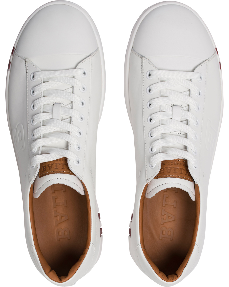 Hombres | Bally Asher Sneaker White Calf | Bally | Asher Sneaker White Calf