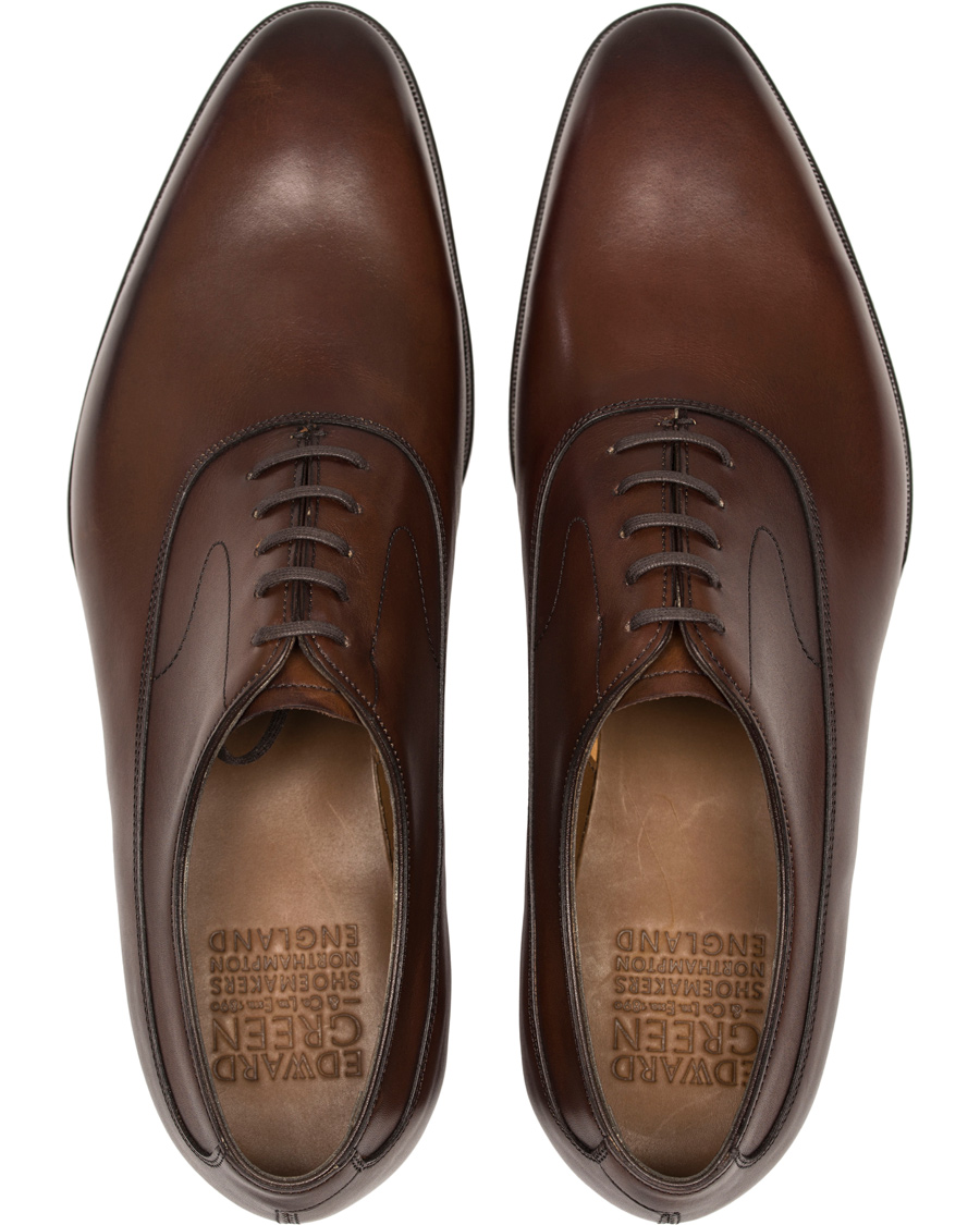Hombres | Edward Green Curzon Oxford Dark Brown Calf | Edward Green | Curzon Oxford Dark Brown Calf