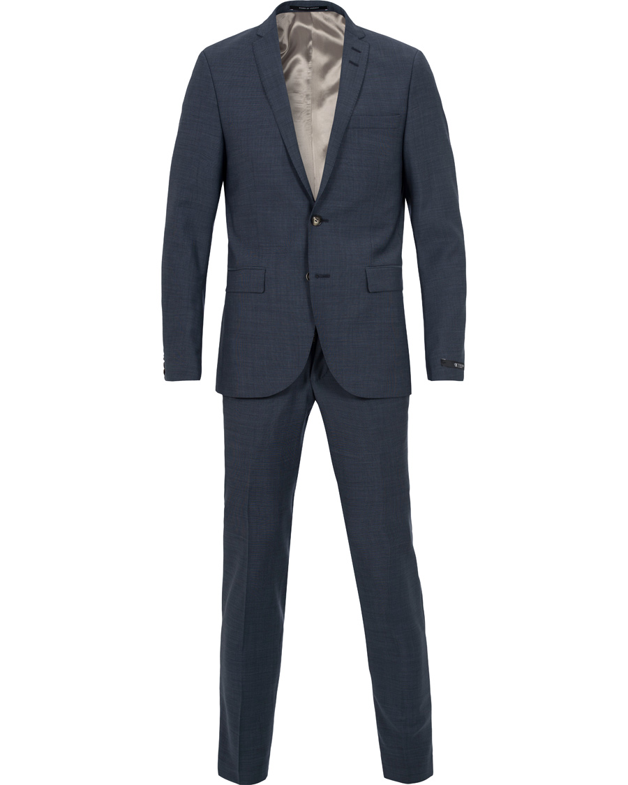 Hombres | Trajes | Tiger of Sweden | Harrie Wool Suit Medium Blue