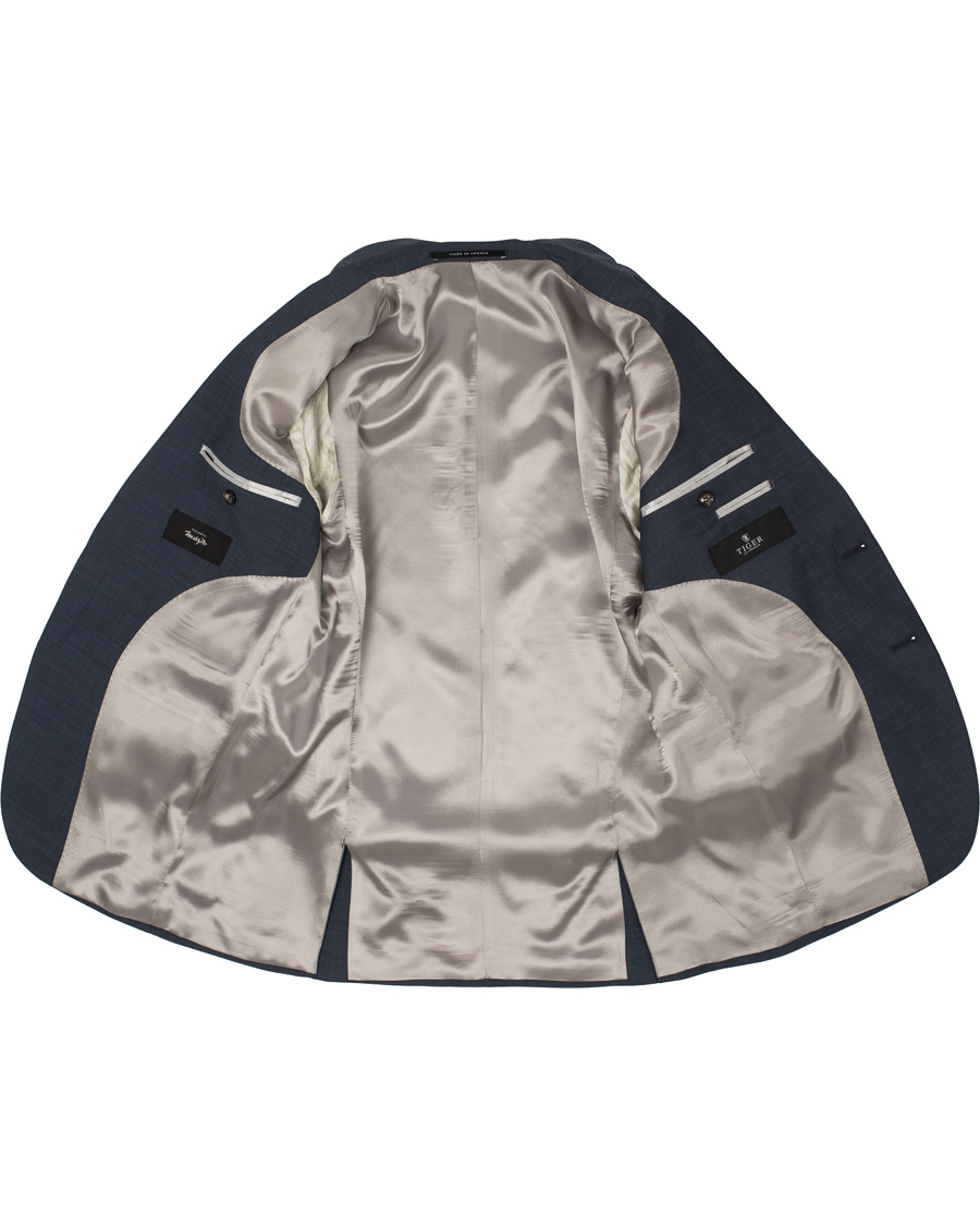 Hombres | Trajes | Tiger of Sweden | Harrie Wool Suit Medium Blue