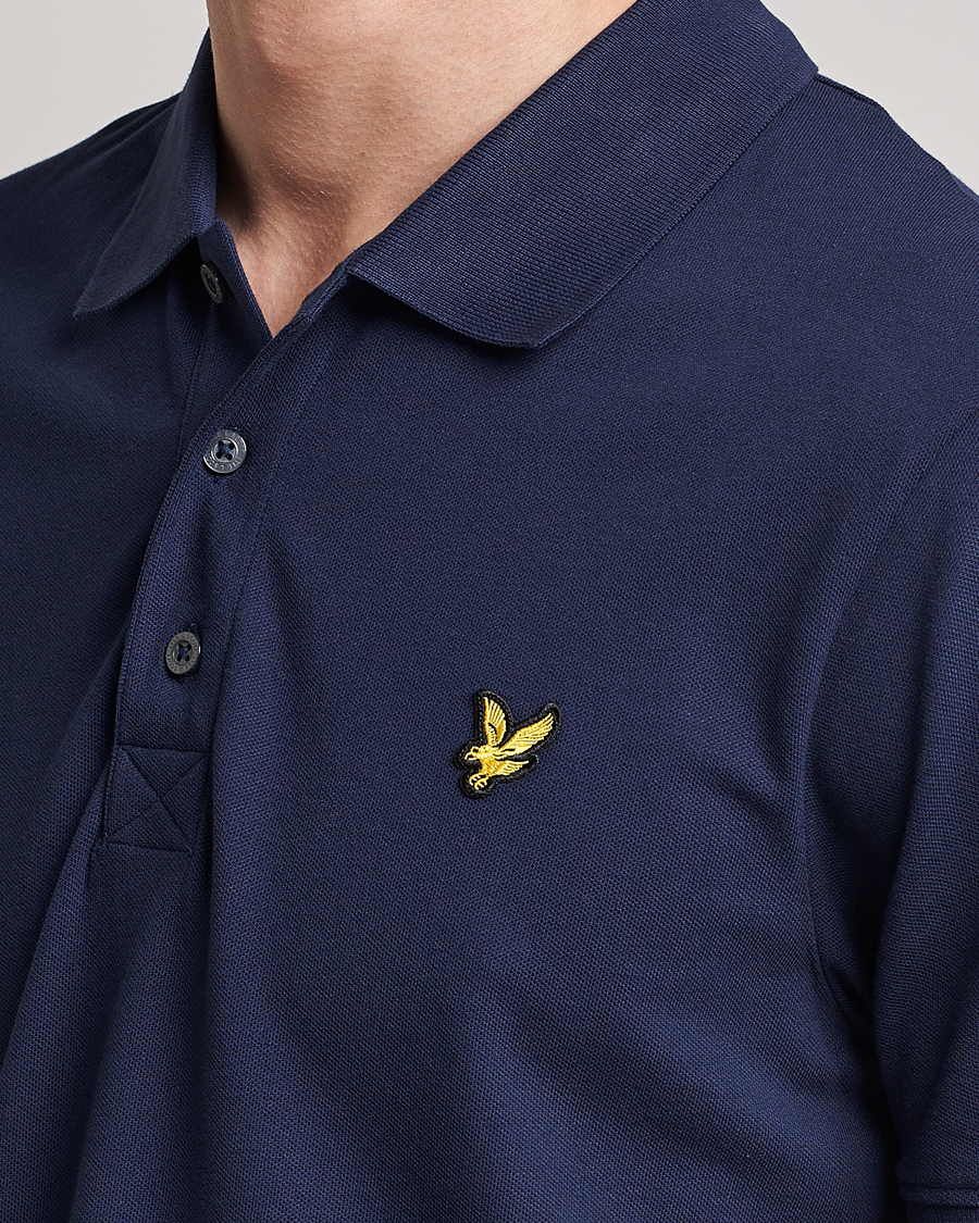 Hombres | Polos | Lyle & Scott | Plain Pique Polo Dark Navy