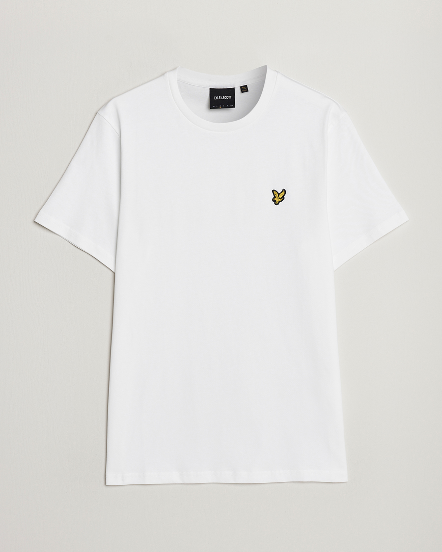 Hombres | Camisetas | Lyle & Scott | Crew Neck Organic Cotton T-Shirt White