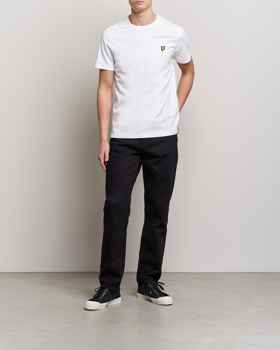 Hombres | Camisetas | Lyle & Scott | Crew Neck Organic Cotton T-Shirt White