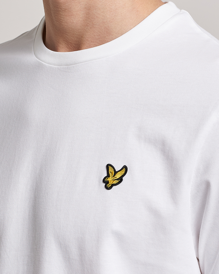 Hombres | Camisetas | Lyle & Scott | Crew Neck Organic Cotton T-Shirt White