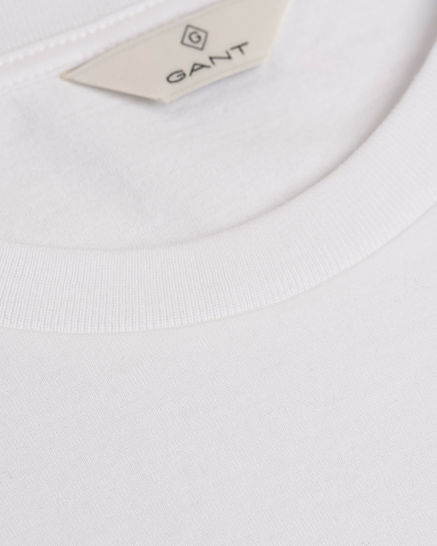 Hombres | Camisetas | GANT Diamond G | Pocket Tee White