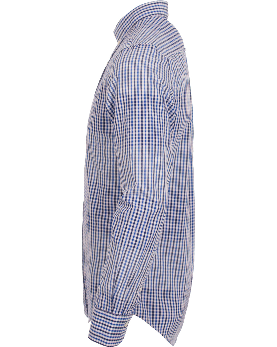 Hombres | Camisas | GANT Diamond G | Check Block Fitted Body Shirt Yale Blue
