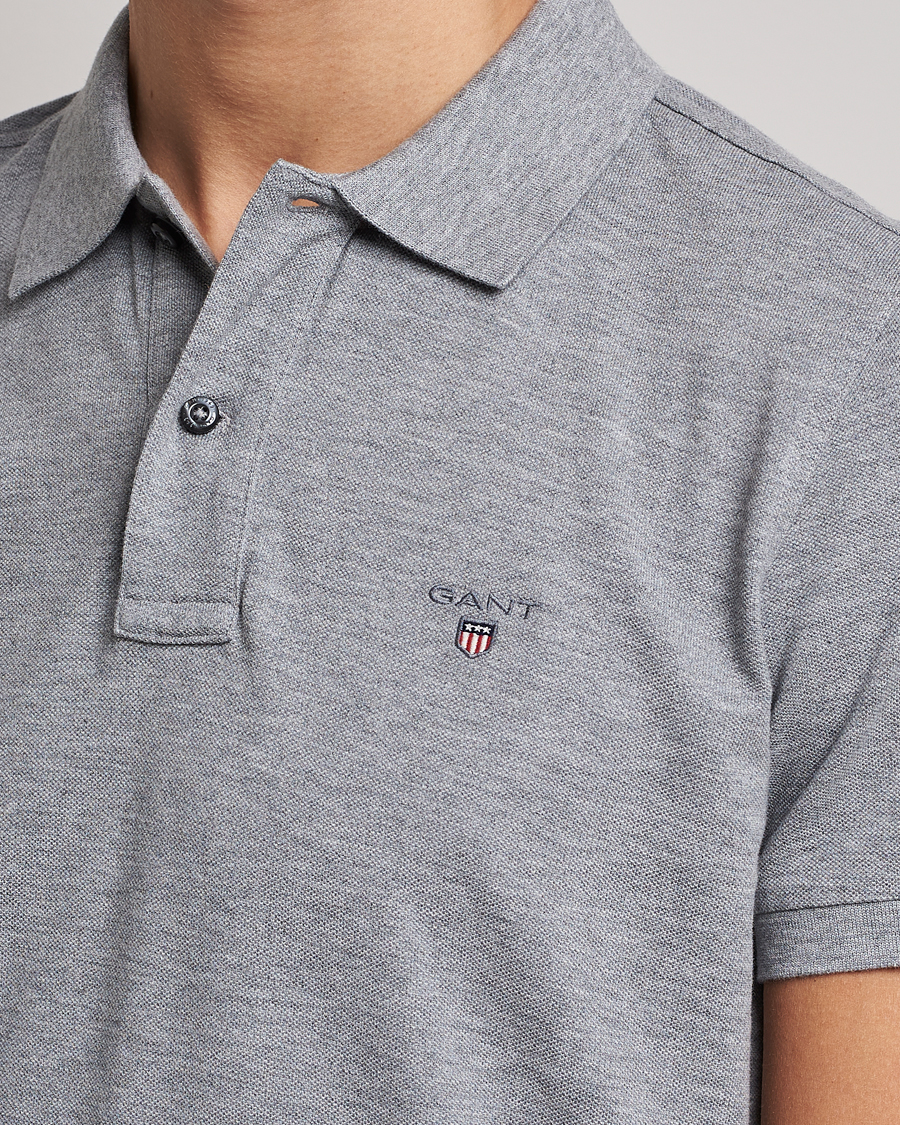 Hombres | Polos | GANT | The Original Polo Grey Melange