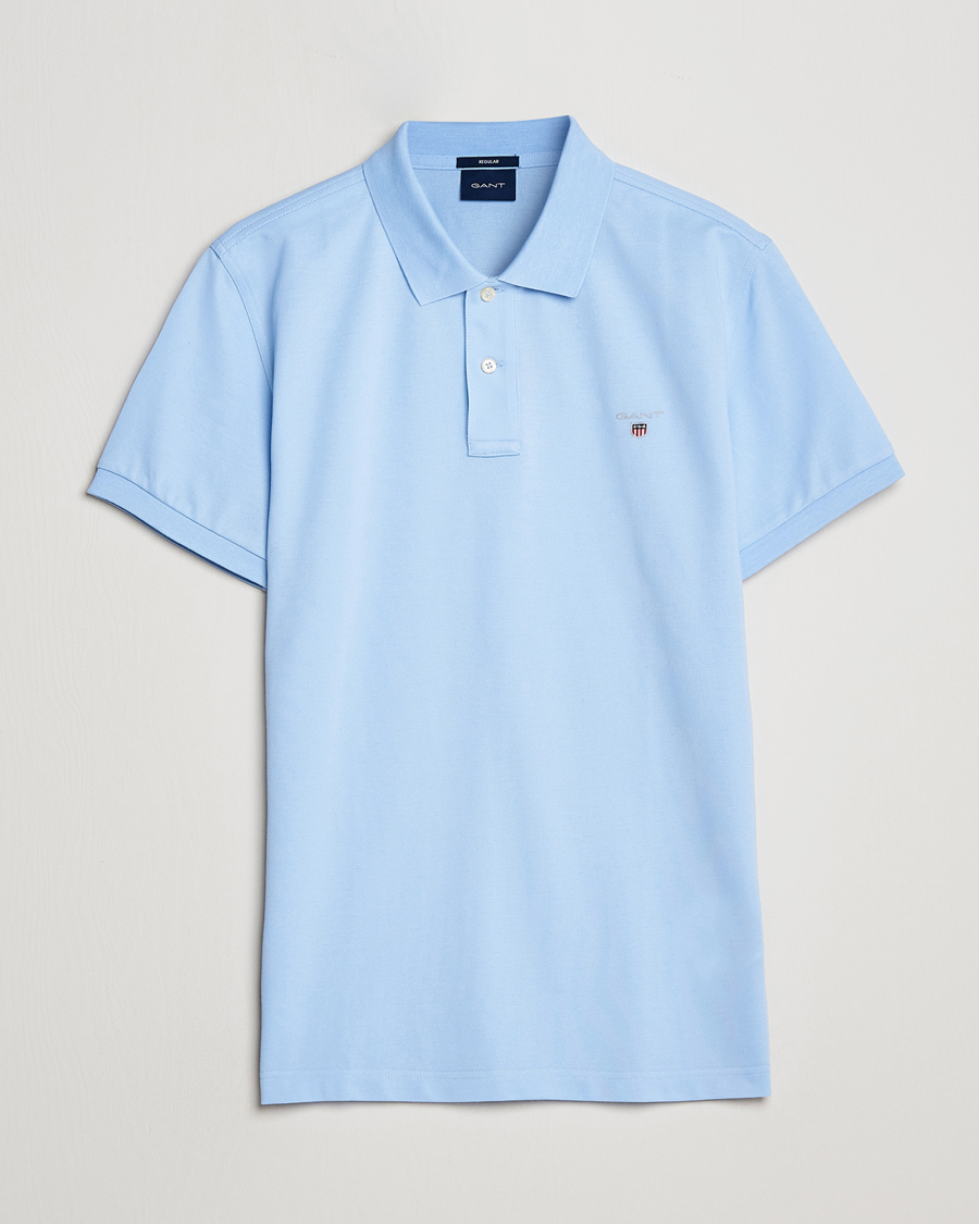 Hombres | Polos | GANT | The Original Polo Capri Blue