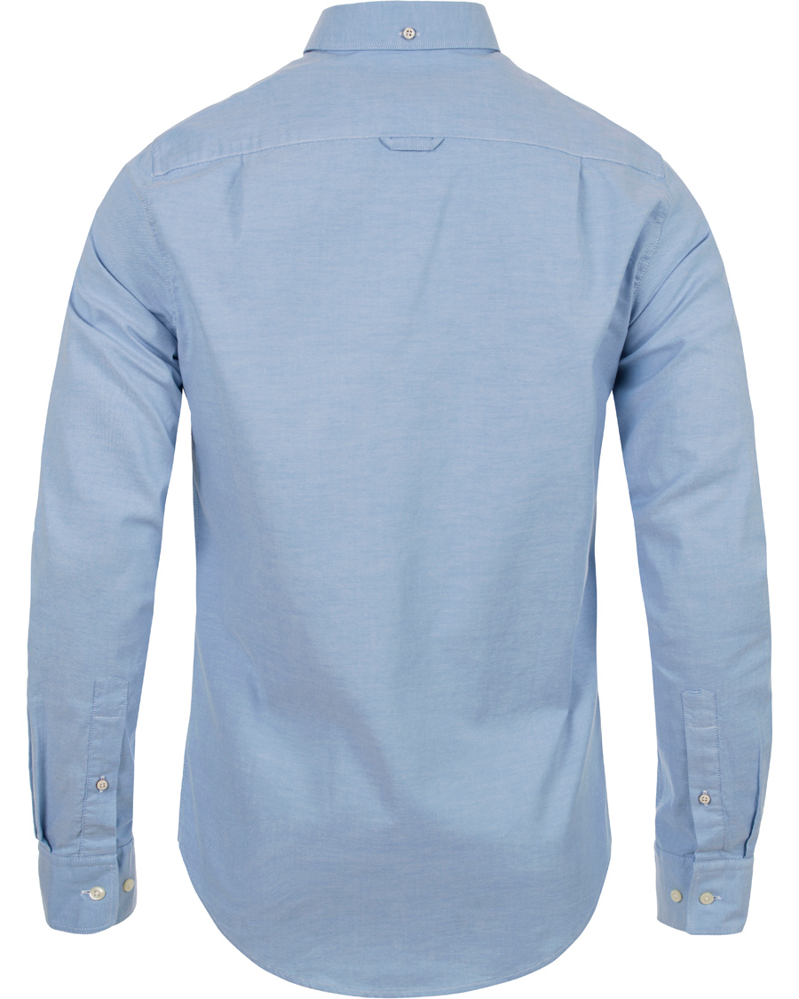 Hombres | Camisas | GANT | Stretch Oxford Fitted Body Shirt Sky Blue