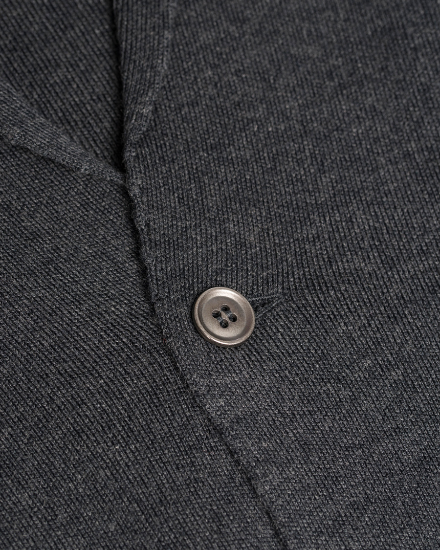 Hombres | Jerséis y prendas de punto | John Smedley | Oxland Wool Blazer Charcoal