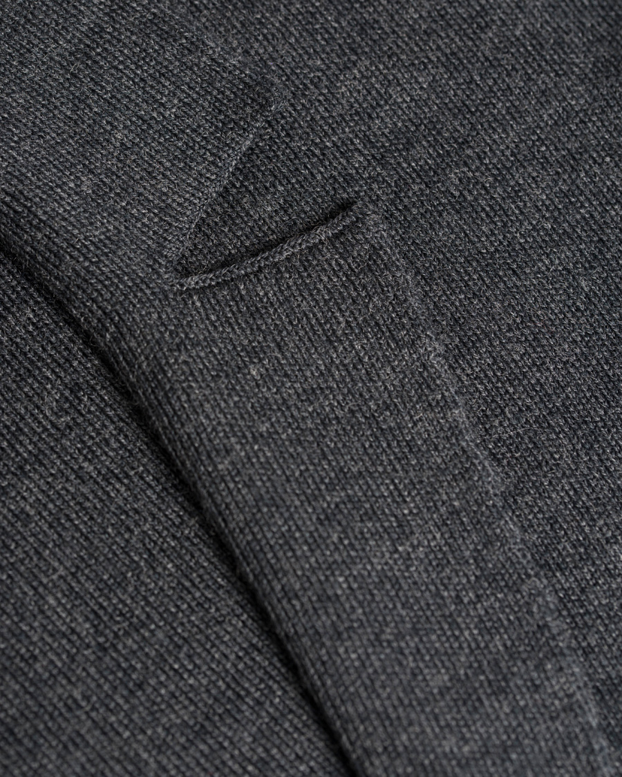 Hombres | Jerséis y prendas de punto | John Smedley | Oxland Wool Blazer Charcoal
