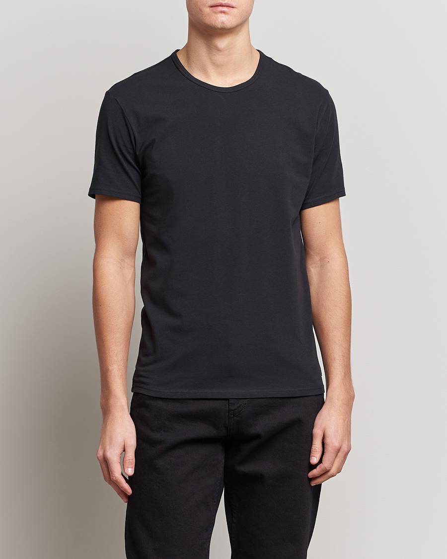 Hombres | Camisetas | Calvin Klein | Cotton Crew Neck Tee 2- Pack Black