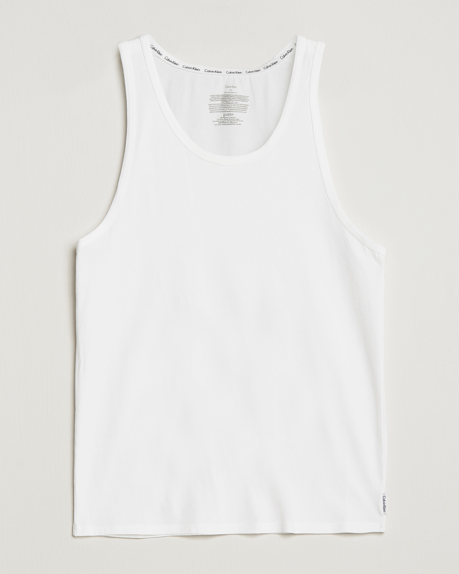 Hombres | Camisetas | Calvin Klein | Cotton Tank Top 2-Pack White
