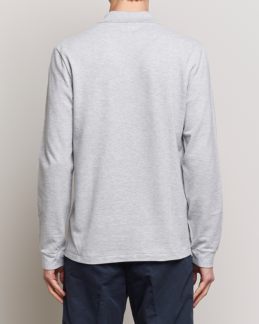 Hombres | Polos | Lacoste | Original Long Sleeve Polo Piké Silver Chine