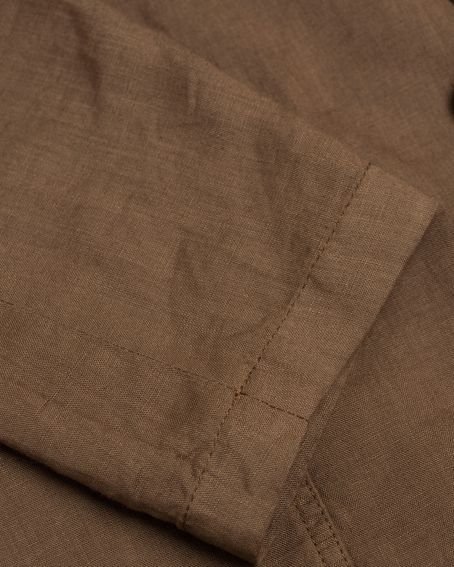 Hombres | Blazers | Aspesi | Samuraki Linen Blazer Dark Brown