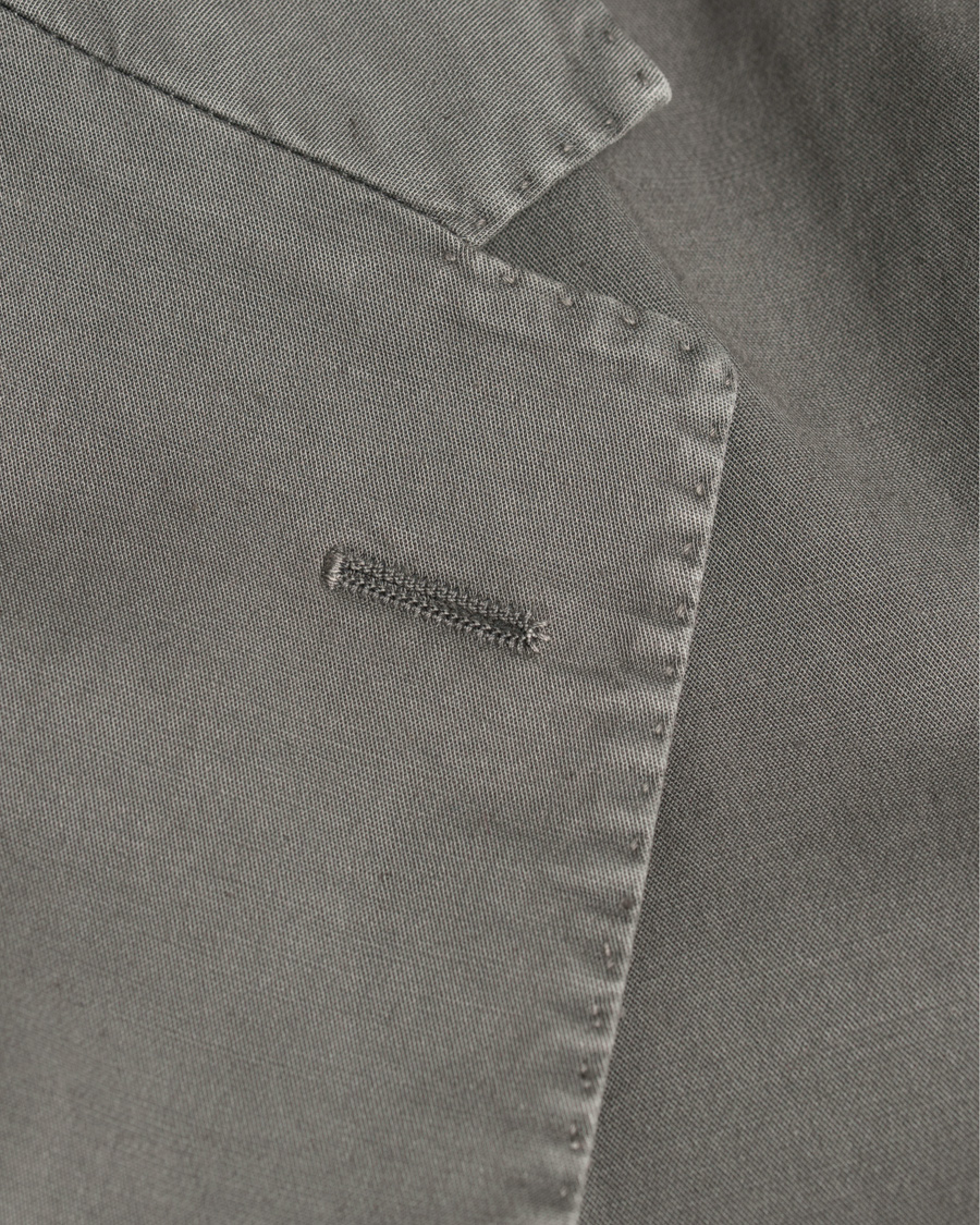 Hombres | Trajes | Boglioli | Coat Patch Pocket Cotton/Linen Suit Light Grey