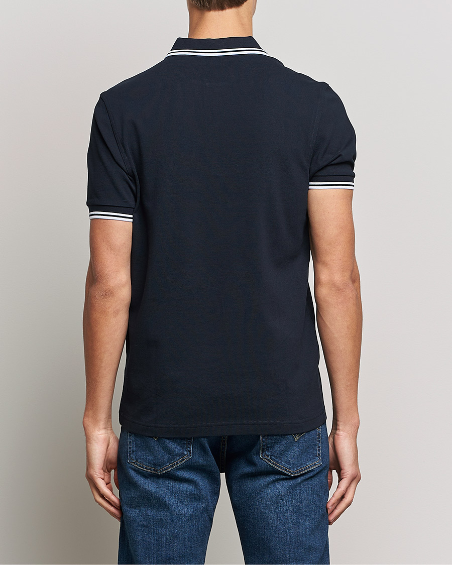 Hombres | Polos | Fred Perry | Twin Tipped Polo Shirt Navy/White
