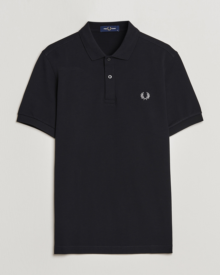 Hombres | Polos | Fred Perry | Plain Polo Black