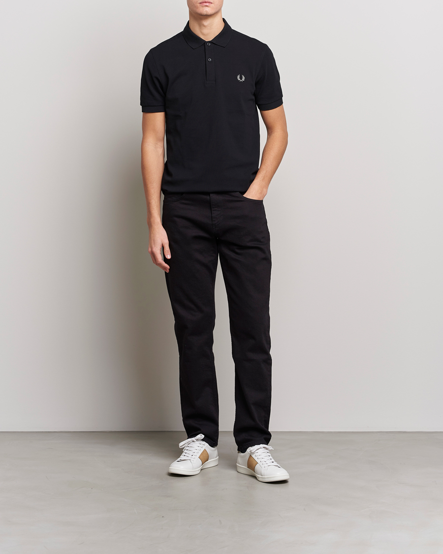 Hombres | Polos | Fred Perry | Plain Polo Black
