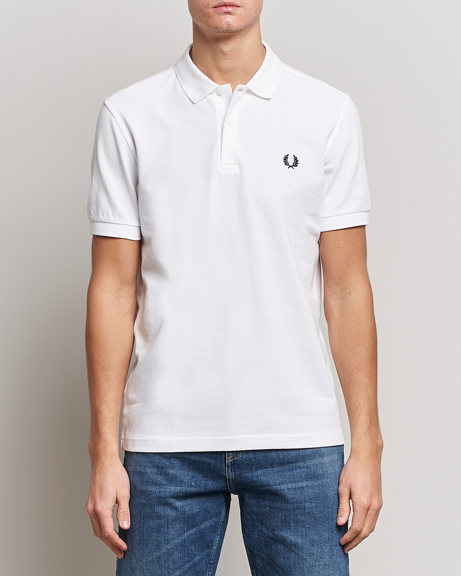 Hombres | Polos | Fred Perry | Plain Polo White
