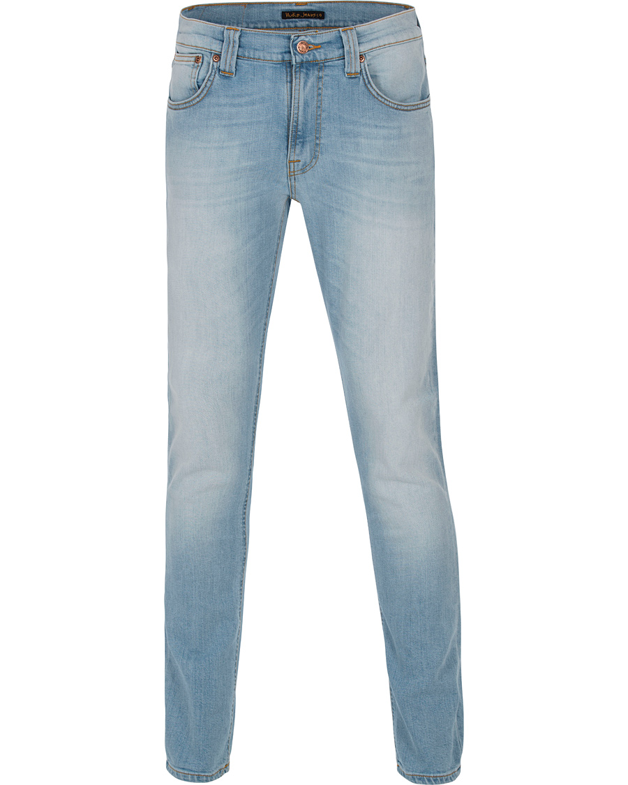 Hombres | Vaqueros | Nudie Jeans | Lean Dean Organic Slim Fit Stretch Jeans Cirrus Sky