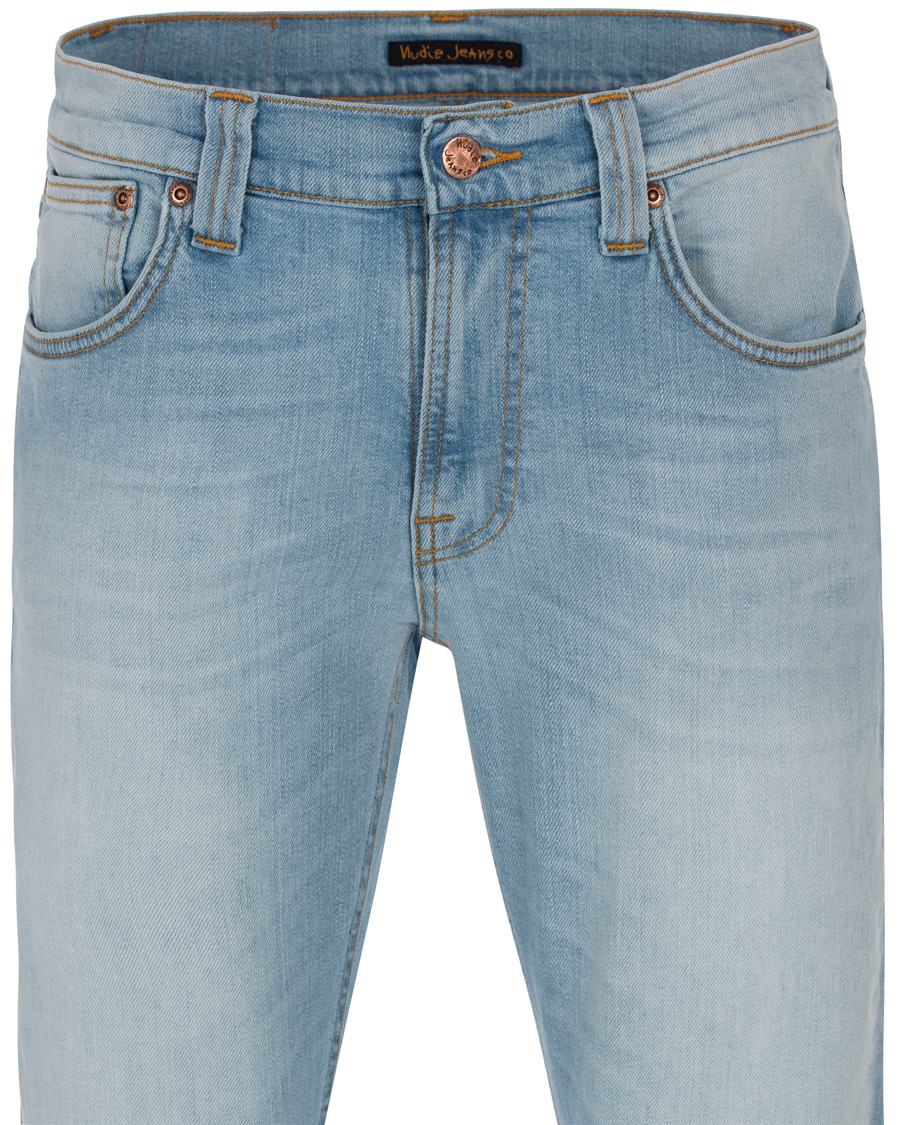 Hombres | Vaqueros | Nudie Jeans | Lean Dean Organic Slim Fit Stretch Jeans Cirrus Sky