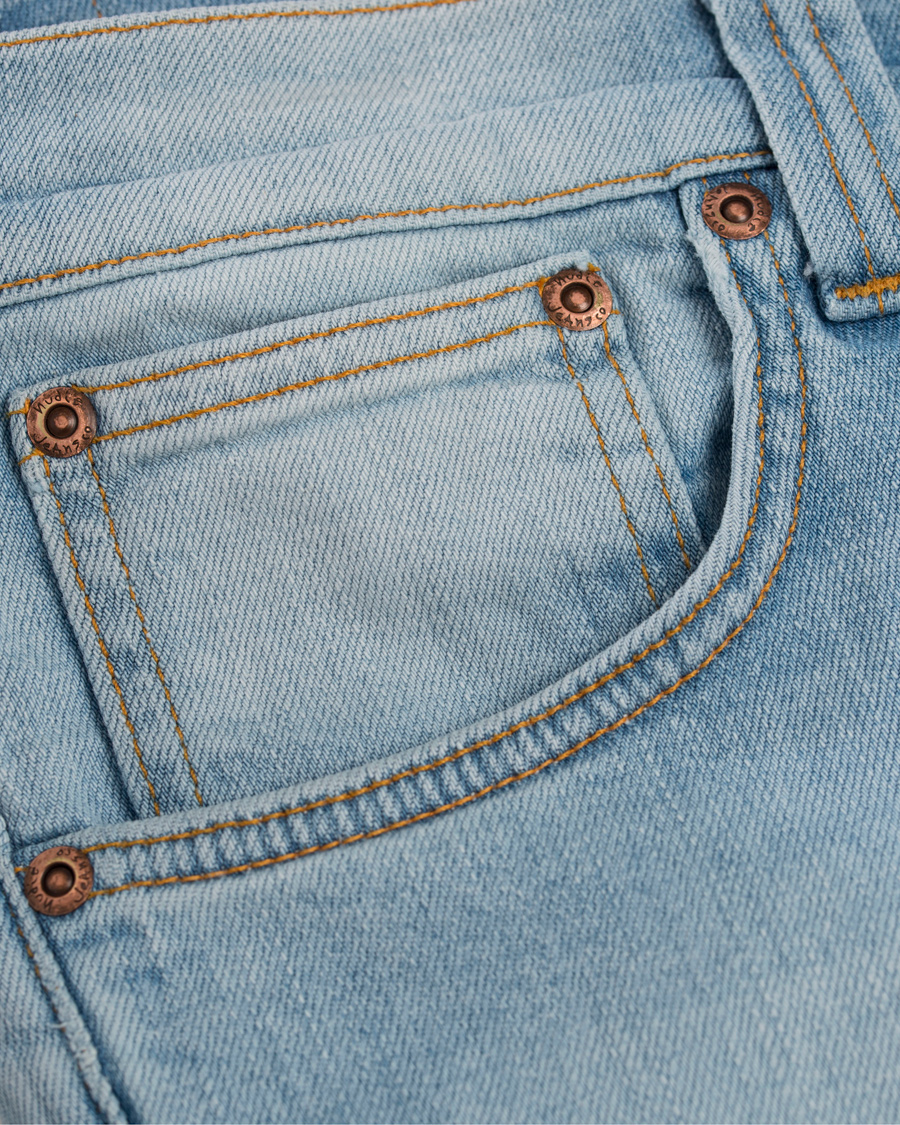 Hombres | Vaqueros | Nudie Jeans | Lean Dean Organic Slim Fit Stretch Jeans Cirrus Sky