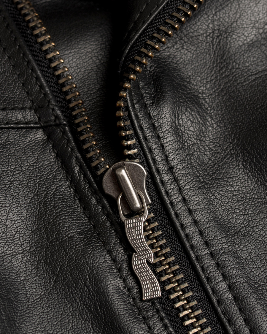 Hombres | Abrigos y chaquetas | Nudie Jeans | Ziggy Punk Leather Jacket Black