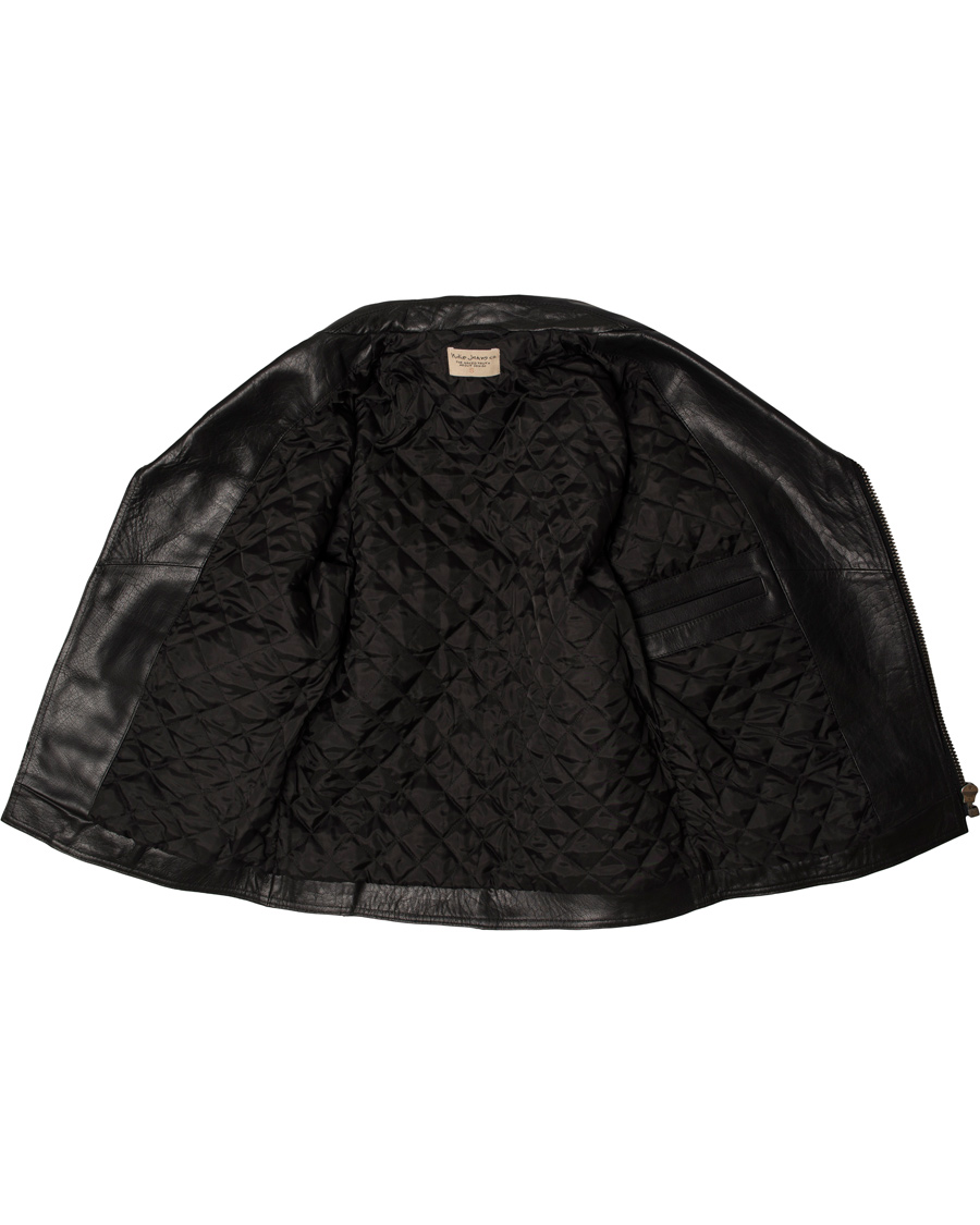 Hombres | Abrigos y chaquetas | Nudie Jeans | Ziggy Punk Leather Jacket Black