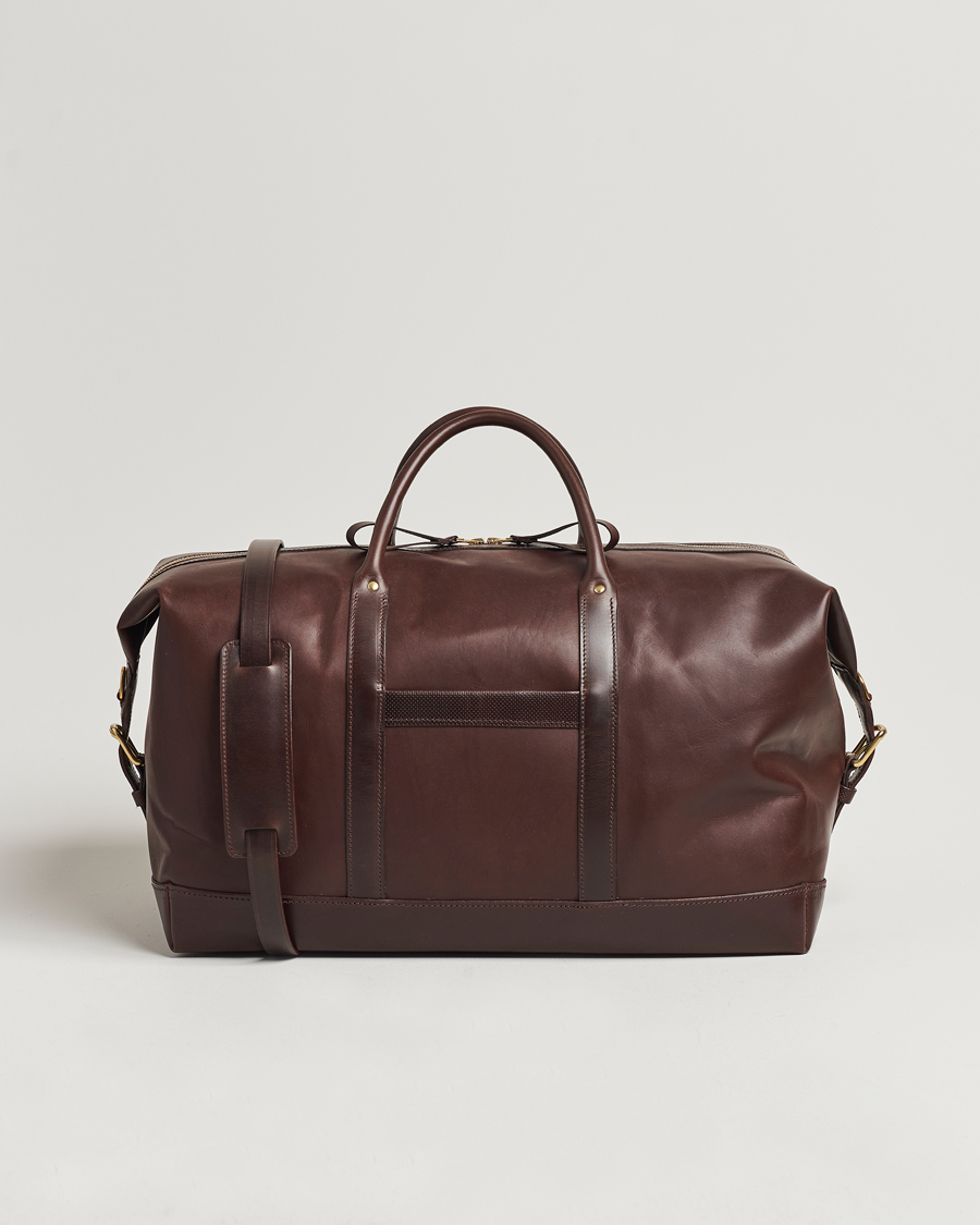 Hombres | Bolsos | Tärnsjö Garveri | TG1873 Weekender Large Dark Brown