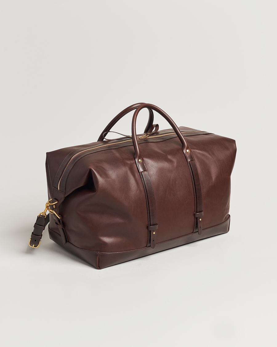 Hombres | Bolsos | Tärnsjö Garveri | TG1873 Weekender Large Dark Brown