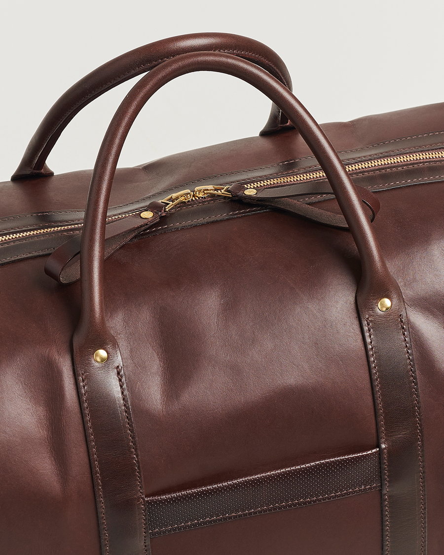 Hombres | Bolsos | Tärnsjö Garveri | TG1873 Weekender Large Dark Brown
