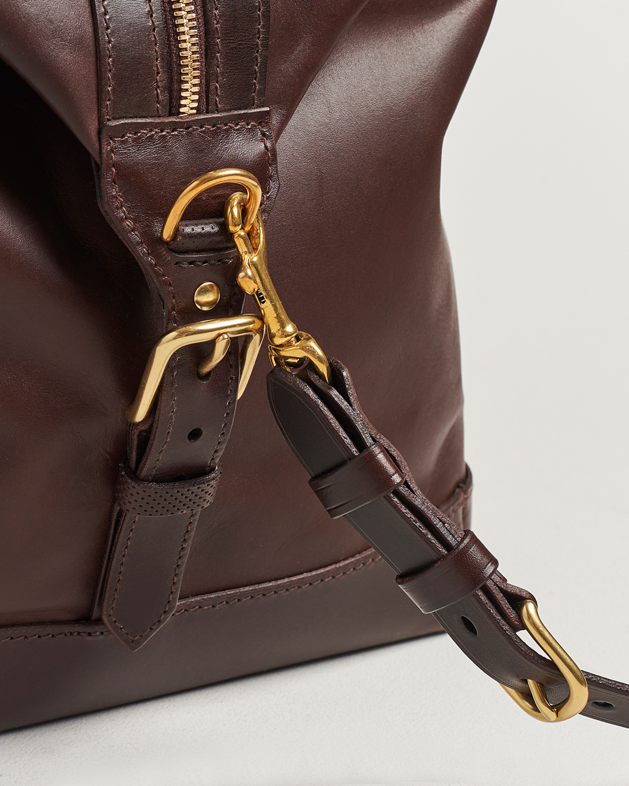 Hombres | Bolsos | Tärnsjö Garveri | TG1873 Weekender Large Dark Brown