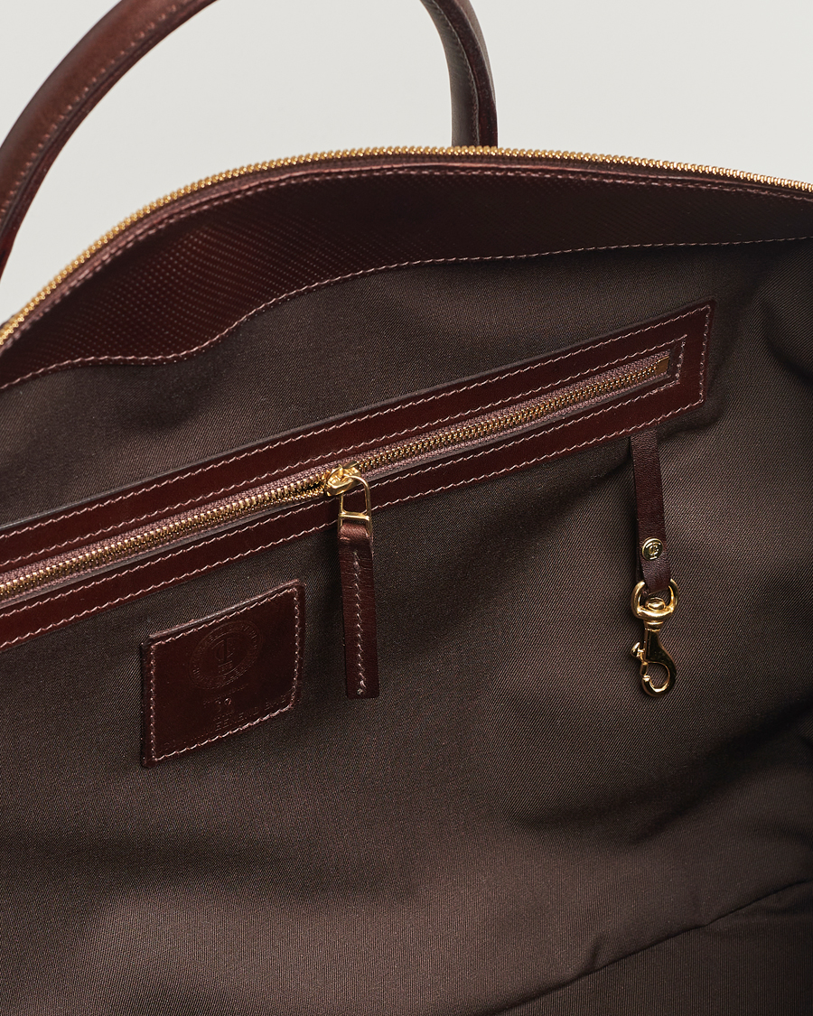 Hombres | Bolsos | Tärnsjö Garveri | TG1873 Weekender Large Dark Brown