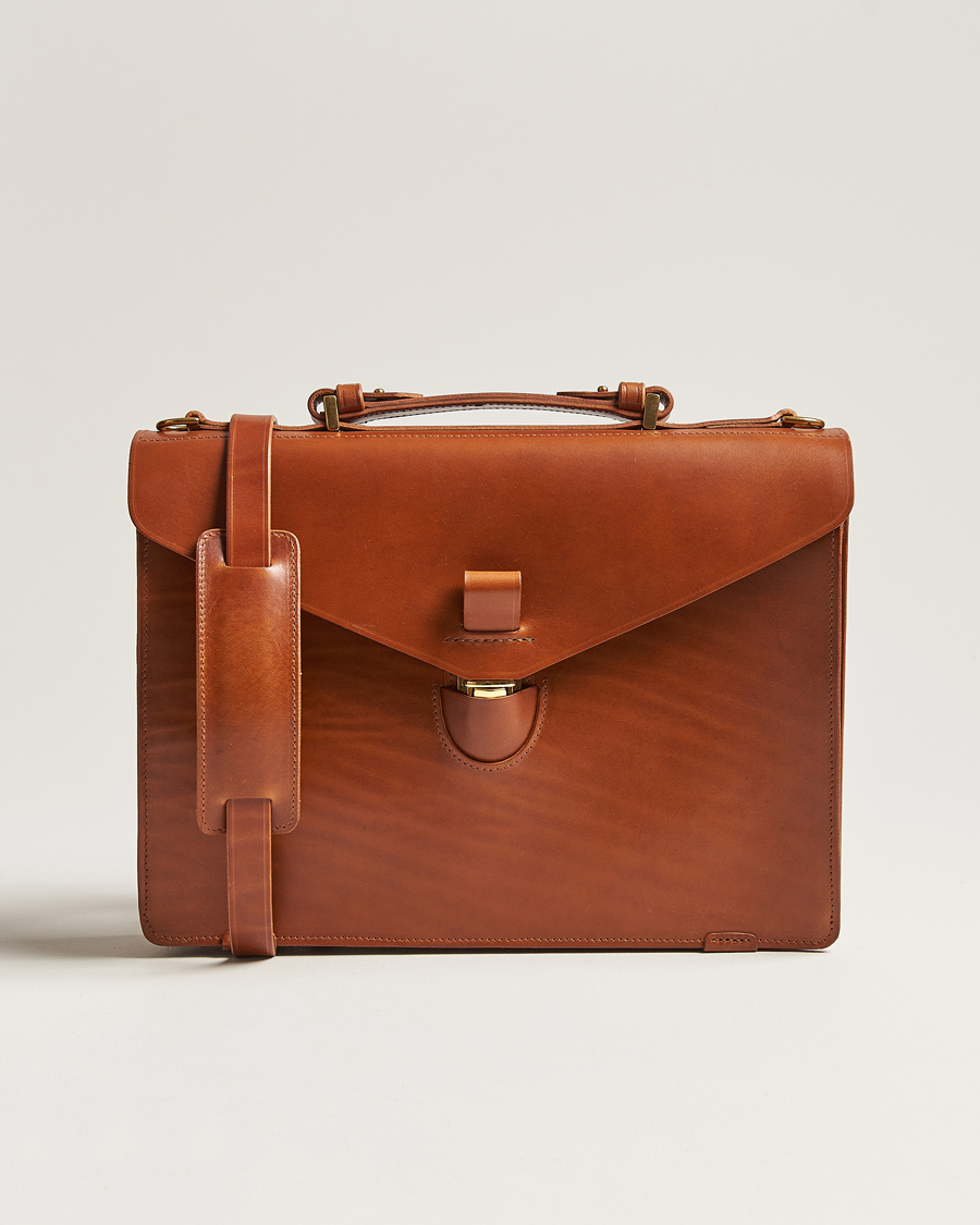 Hombres | Bolsos | Tärnsjö Garveri | TG1873 Briefcase Cognac