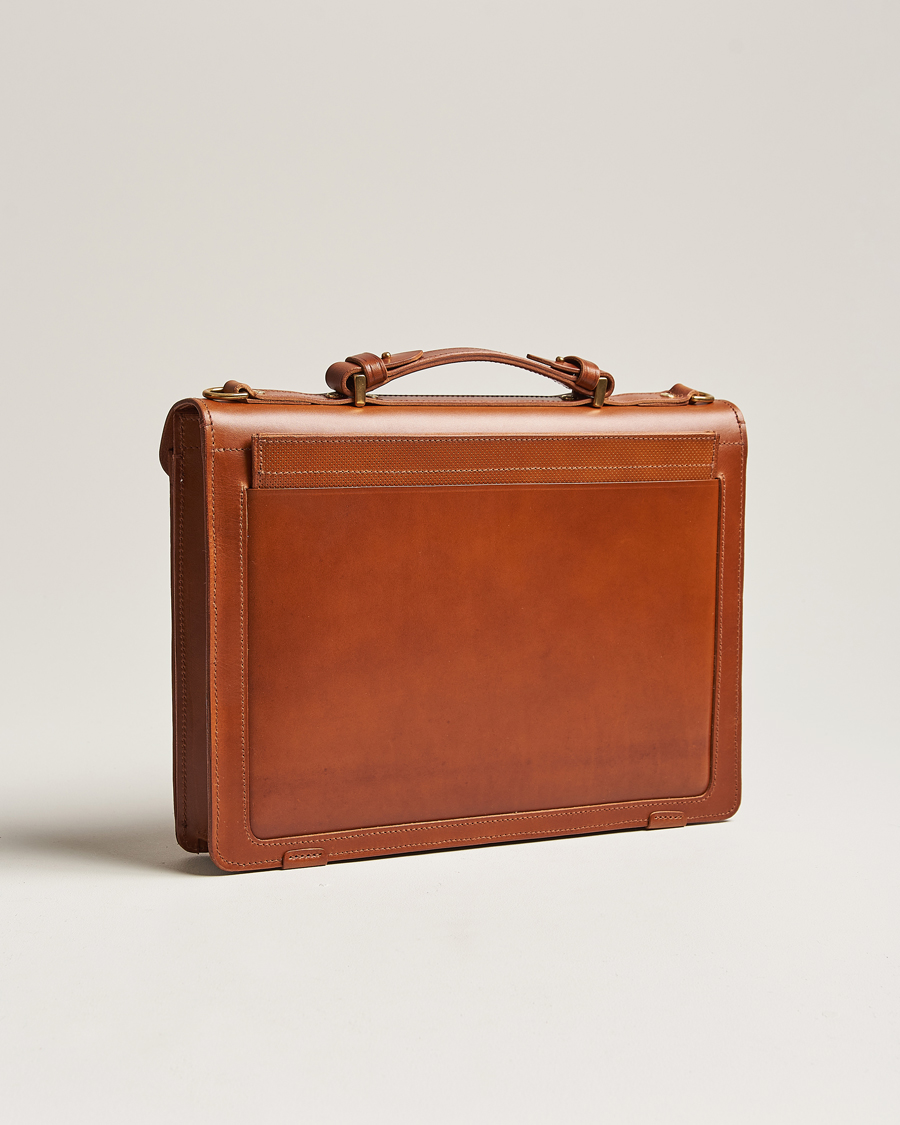 Hombres | Bolsos | Tärnsjö Garveri | TG1873 Briefcase Cognac