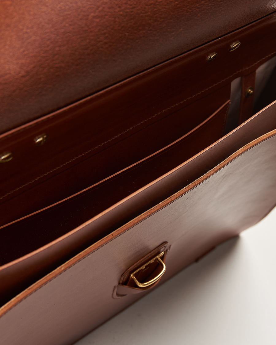 Hombres | Bolsos | Tärnsjö Garveri | TG1873 Briefcase Cognac
