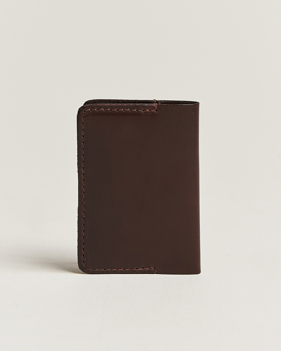 Hombres | Billeteras | Tärnsjö Garveri | TG1873 Card Holder Dark Brown